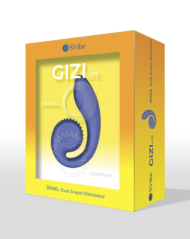 Синий инновационный вибратор SVibe Gizi Lite - 4