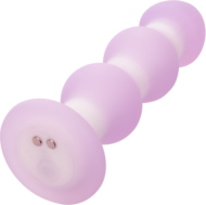 Сиреневая анальная пробка-ёлочка Beaded Probe - 10,7 см. - 2