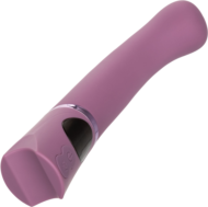 Сиреневый вибромассажер Orgasmatron Digital G-Wand - 19,7 см. - 2