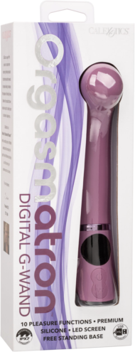 Сиреневый вибромассажер Orgasmatron Digital G-Wand - 19,7 см. - 4