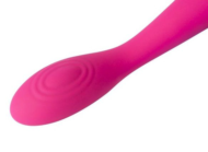 Ярко-розовый G-стимулятор IRIS Clitoral G-spot Vibrator - 18 см. - 3