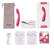 Ярко-розовый G-стимулятор IRIS Clitoral G-spot Vibrator - 18 см. - 6