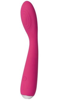 Ярко-розовый G-стимулятор IRIS Clitoral G-spot Vibrator - 18 см. - 0