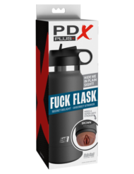 Смуглый мастурбатор-вагина в корпусе-бутылке F*ck Flask - 1