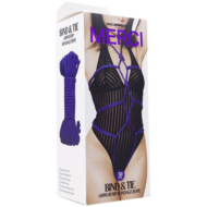 Фиолетовая верёвка для связывания и фиксации Bind Tie - 9,14 м. - 1
