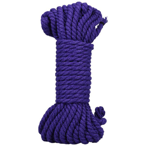 Фиолетовая верёвка для связывания и фиксации Bind Tie - 9,14 м. - 0