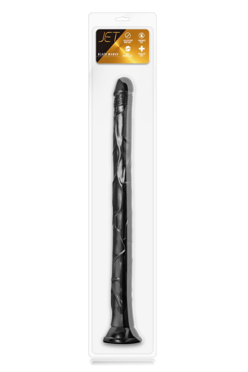 Черный фаллоимитатор-гигант Black Mamba 19Inch Long Dildo - 48,5 см. - 1