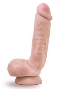 Телесный фаллоимитатор 8.5 Inch Cock With Balls - 21,5 см. - 0