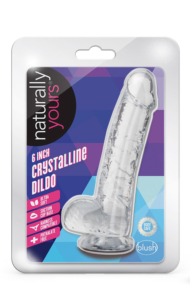 Прозрачный фаллоимитатор 6 Inch Crystalline Dildo - 15,2 см. - 1