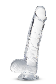 Прозрачный фаллоимитатор 6 Inch Crystalline Dildo - 15,2 см. - 0