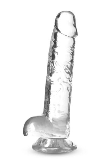 Прозрачный фаллоимитатор 7 Inch Crystalline Dildo - 17,7 см.