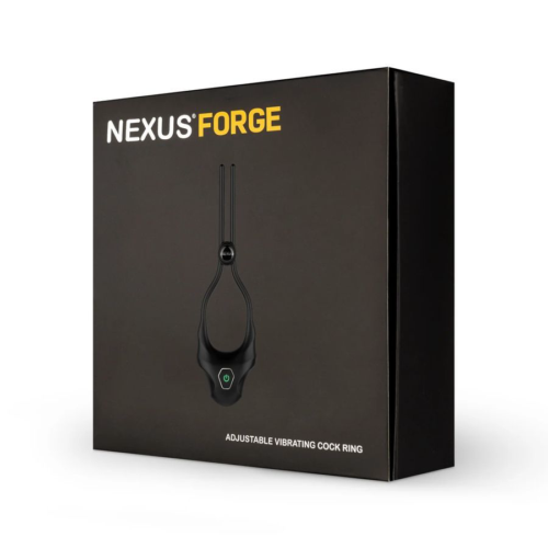 Черное эрекционное лассо с вибрацией Nexus Forge - 1