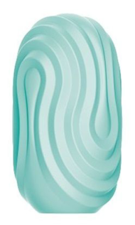 Бирюзовый мастурбатор-яйцо Twist Angel - 1