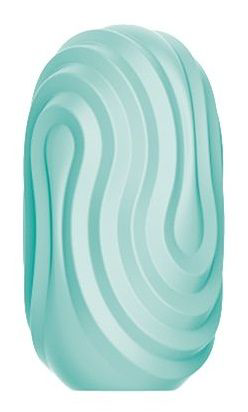 Бирюзовый мастурбатор-яйцо Twist Angel - 1