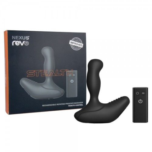 Черный вибромассажер простаты NEXUS REVO STEALTH - 1