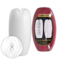 Белый мастурбатор-вагина Catherine - 0