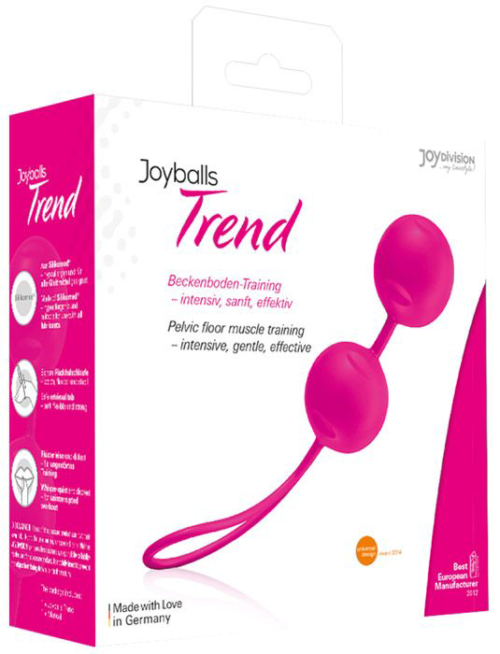 Розовые вагинальные шарики Joyballs Pink - 1