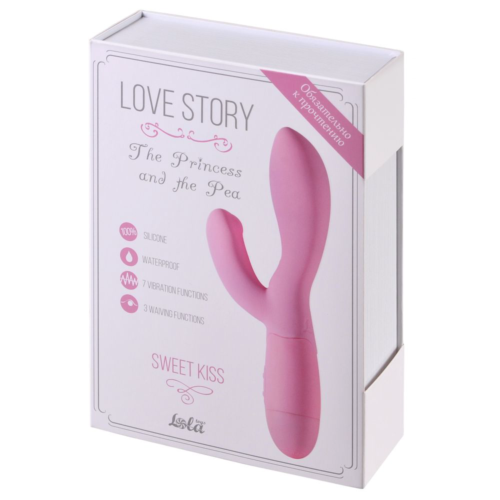 Вибратор The Princess and the Pea Sweet Kiss - 20,5 см. - 2