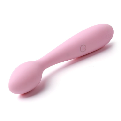 Нежно-розовый клиторальный вибратор Keri - 17 см. - 4