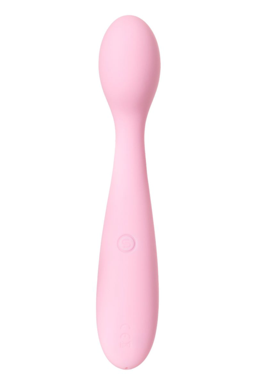 Нежно-розовый клиторальный вибратор Keri - 17 см. - 9