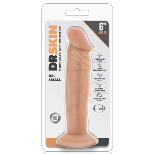 Телесный фаллоимитатор Dr. Small 6 Inch Dildo - 16,5 см. - 1
