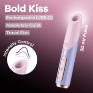 Вакуумный стимулятор клитора Bold Kiss - 5