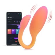 Оранжевый вибратор Flamingo Max - 3