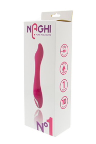 Розовый вибратор NAGHI NO.1 - 22 см. - 3