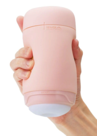 Розовый мастурбатор Tenga Puffy - 3
