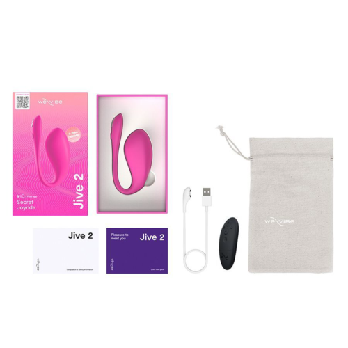 Розовый вибратор We-Vibe Jive 2 - 6