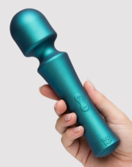 Зеленый wand-вибратор Romp Presto - 20 см. - 5