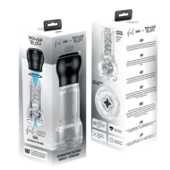 Набор PowerBlow Feel Pocket Stroker Crystal: мастурбатор и интерактивная насадка - 4