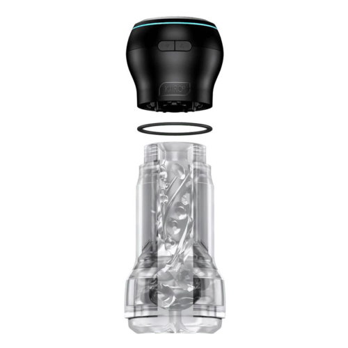 Набор PowerBlow Feel Pocket Stroker Crystal: мастурбатор и интерактивная насадка - 3