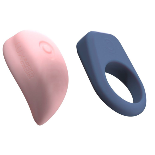 Набор Kiiroo Luxus: интерактивный вибратор LuxHer и эрекционное кольцо LuxHim - 0