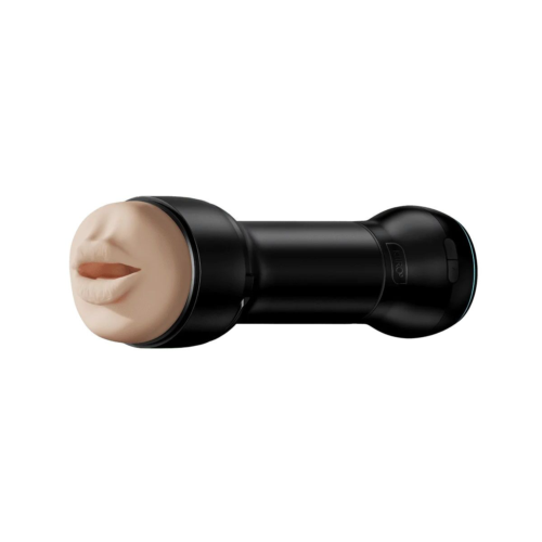Набор PowerBlow Feel Stroker Mouth: мастурбатор-ротик и интерактивная насадка - 0