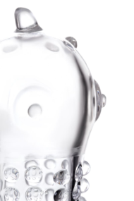 Прозрачная закрытая насадка на пенис TOYFA A-Toys - 14,7 см. - 6