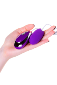 Фиолетовое виброяйцо A-Toys - 6,5 см. - 8