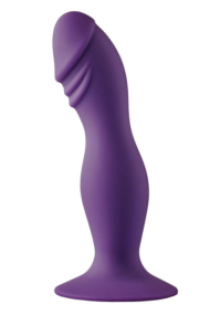 Фиолетовый фаллоимитатор Pleasure Dildo - 14,6 см. - 0