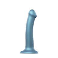Голубой фаллоимитатор Mono Density Dildo Size M - 16 см. - 0