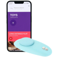 Аквамариновый вибратор We-Vibe Moxie+ - 3