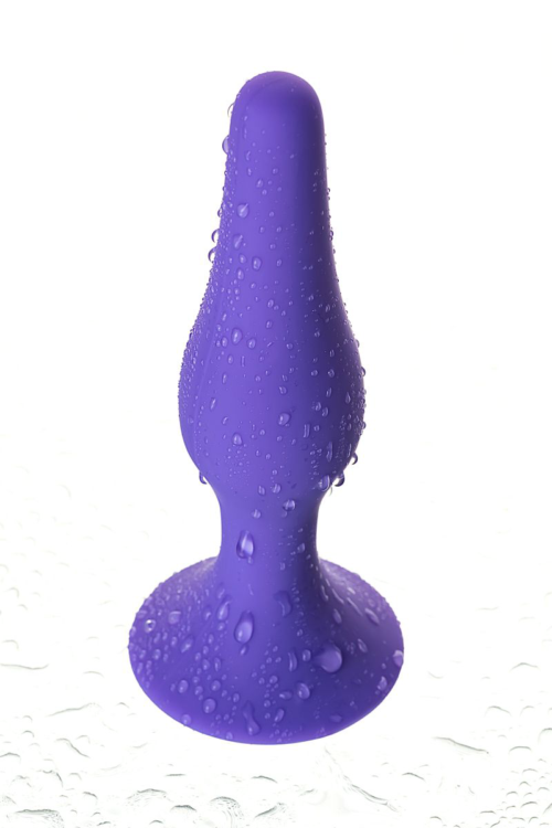 Фиолетовая анальная втулка Toyfa A-toys - 12,5 см. - 5