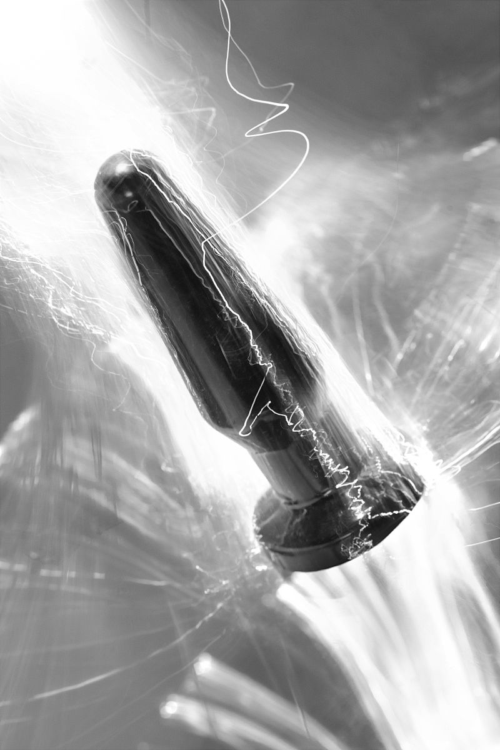 Черная анальная втулка Gemini β - 12,3 см. - 9