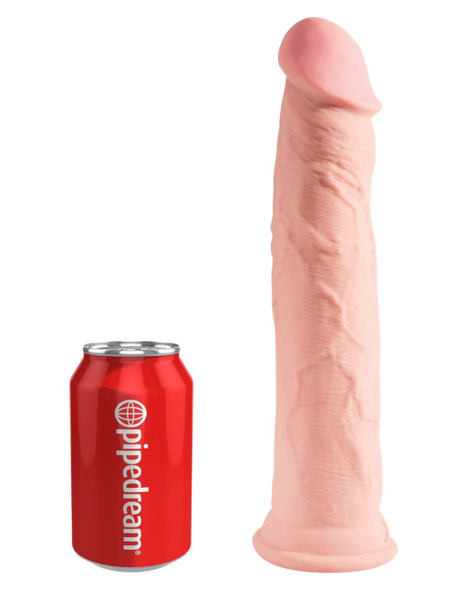 Телесный фаллоимитатор на присоске 11 Triple Density Cock - 25,4 см. - 2