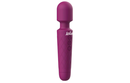 Фиолетовый жезловый вибромассажер Dreaming Wand - 20 см. - 1
