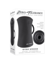 Черный вибромастурбатор с гироскопом Gyro Stroke - 7