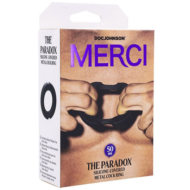 Черное эрекционое кольцо Merci The Paradox 50mm - 5