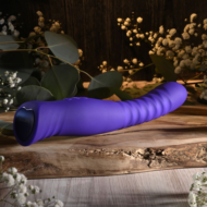 Фиолетовый вибростимулятор Trixxxie - 22,2 см. - 8