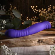 Фиолетовый вибростимулятор Trixxxie - 22,2 см. - 9