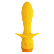 Желтая анальная вибропробка Mellow Yellow - 13,5 см. - 1