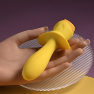 Желтая анальная вибропробка Mellow Yellow - 13,5 см. - 13